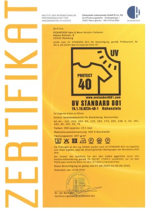 Thumbnail des UV-40 Zertifikats
